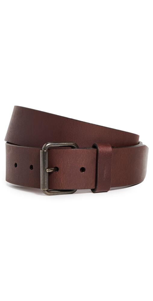 Shinola Rambler Leather Belt Darkbrown Cover