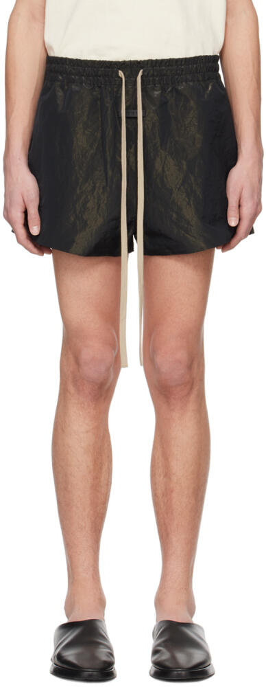 Fear of God Black Drawstring Shorts Cover