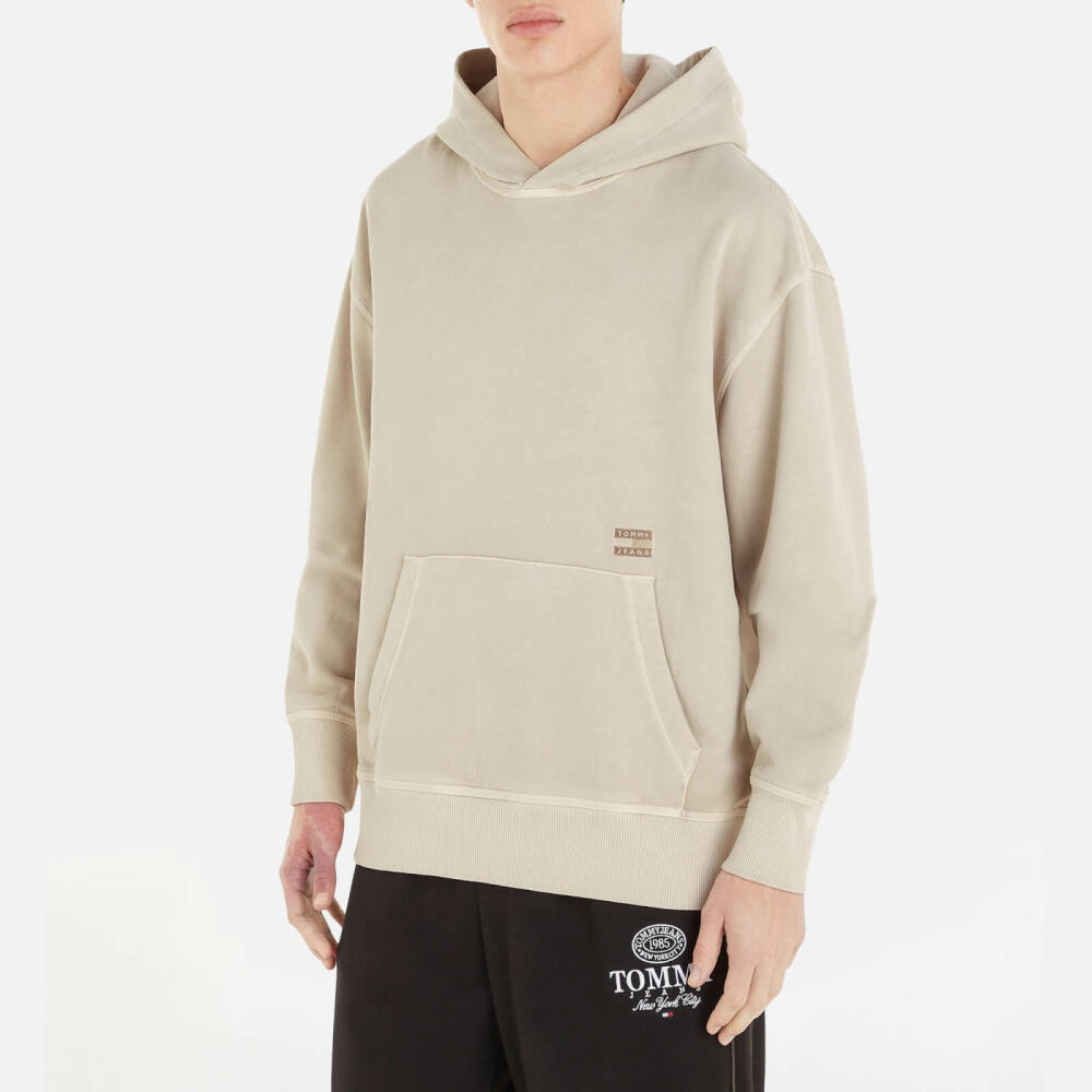 Tommy Jeans Relaxed Fit Tonal Badge Cotton-Jersey Hoodie Cover