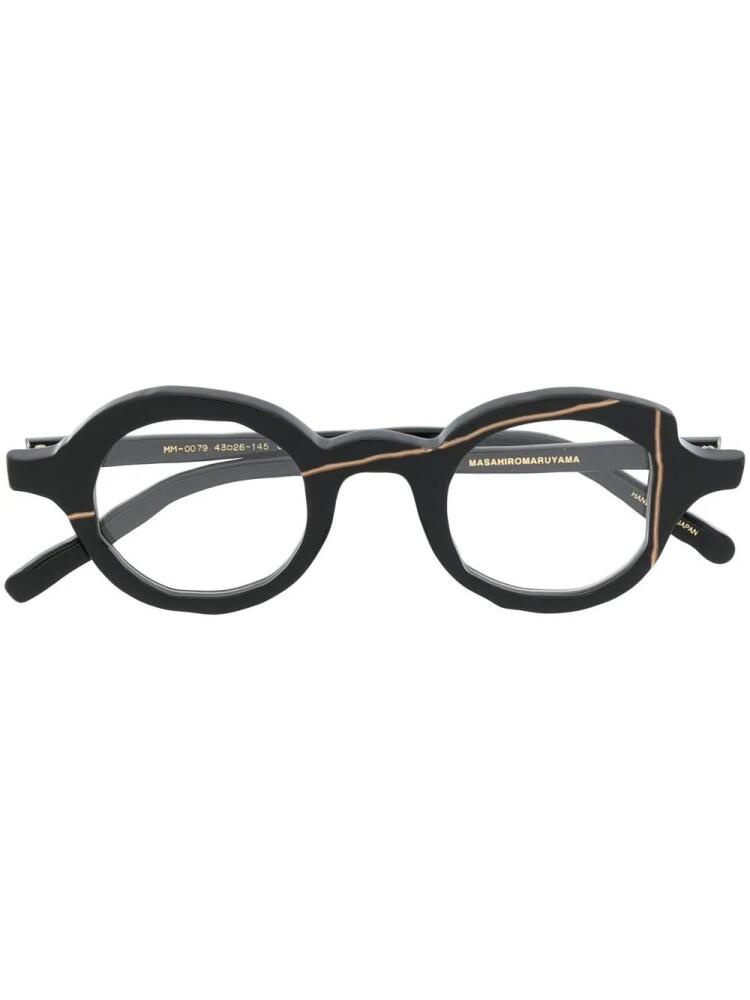 MASAHIROMARUYAMA round-frame glasses - Black Cover