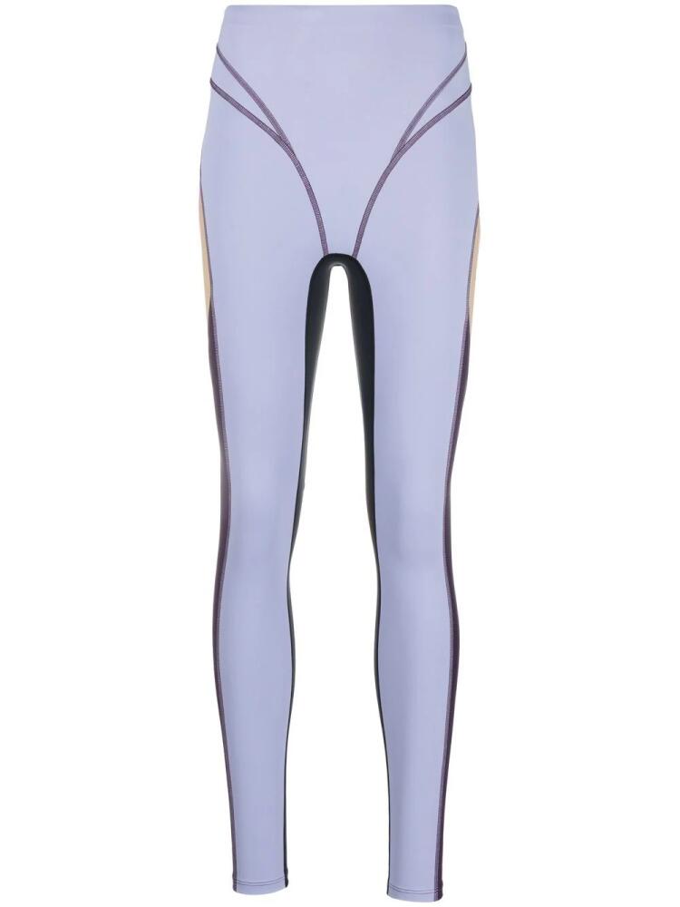 P.E Nation Motion colour-blocked leggings - Purple Cover