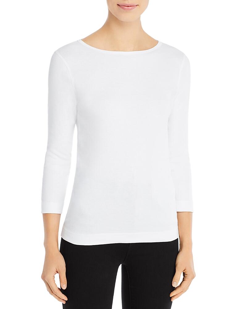 Three Dots Three-Quarter-Sleeve Cotton Tee Cover