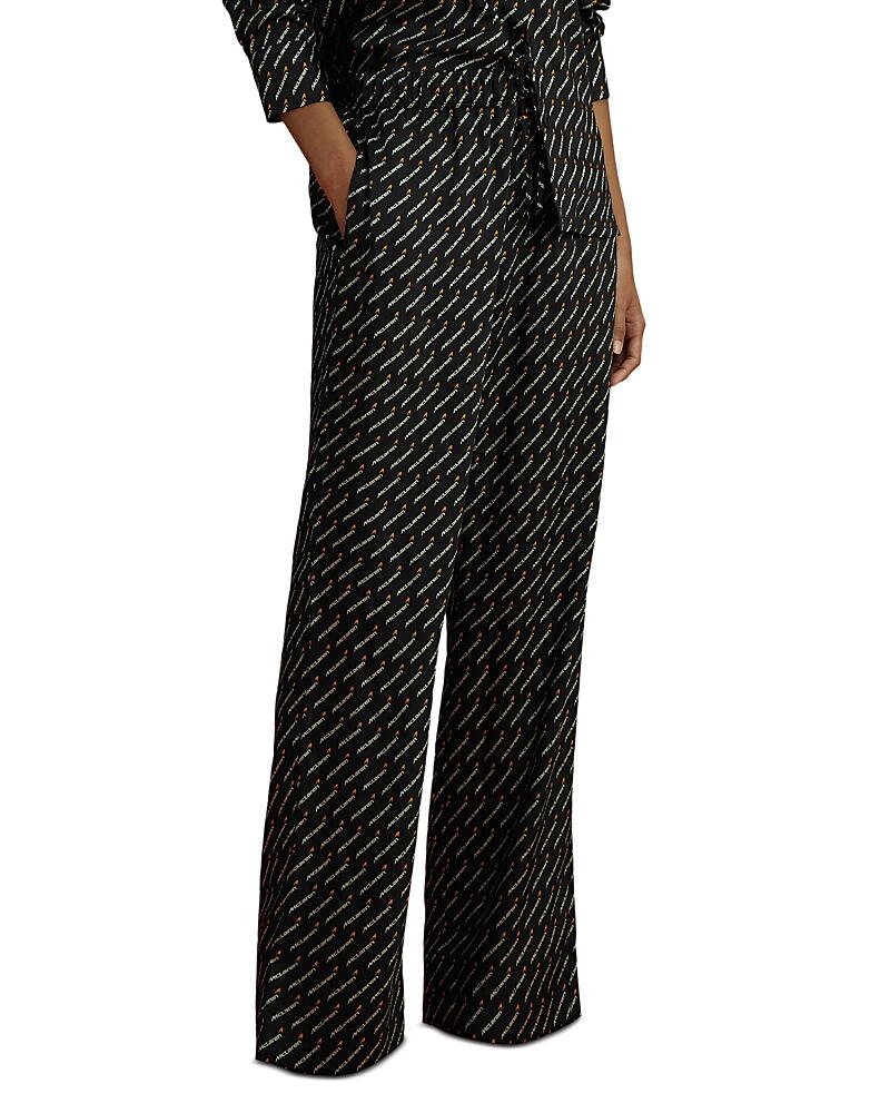 Reiss x McLaren Racing Vale Logo Wide Leg Pants Cover