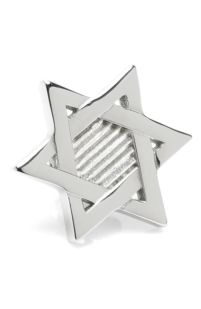 Cufflinks, Inc. Star of David Lapel Pin in Silver Cover