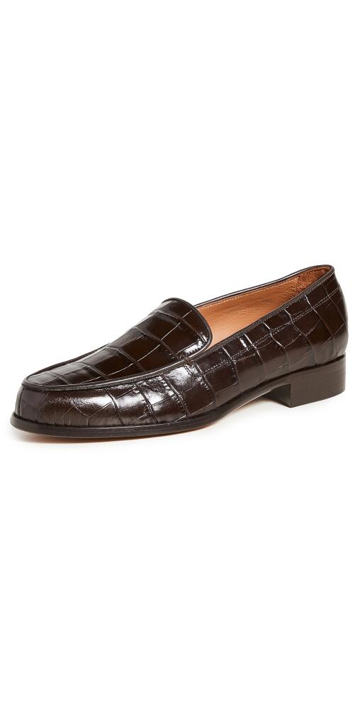 Emme Parsons Danielle Loafers Espresso Croc Cover