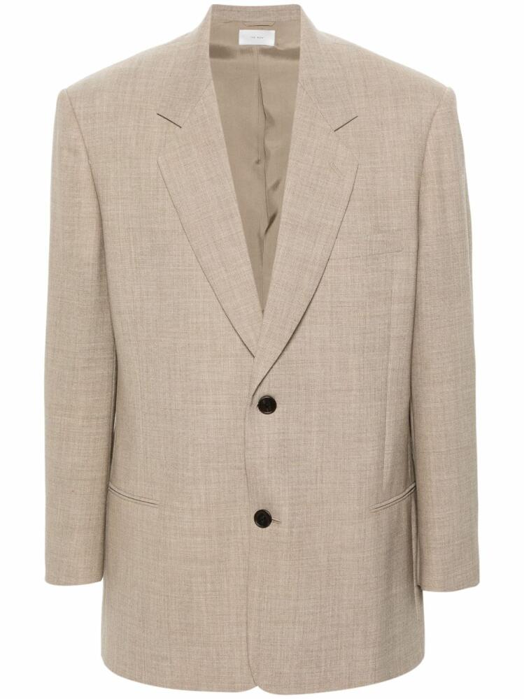 The Row Abram single-breasted blazer - Neutrals Cover