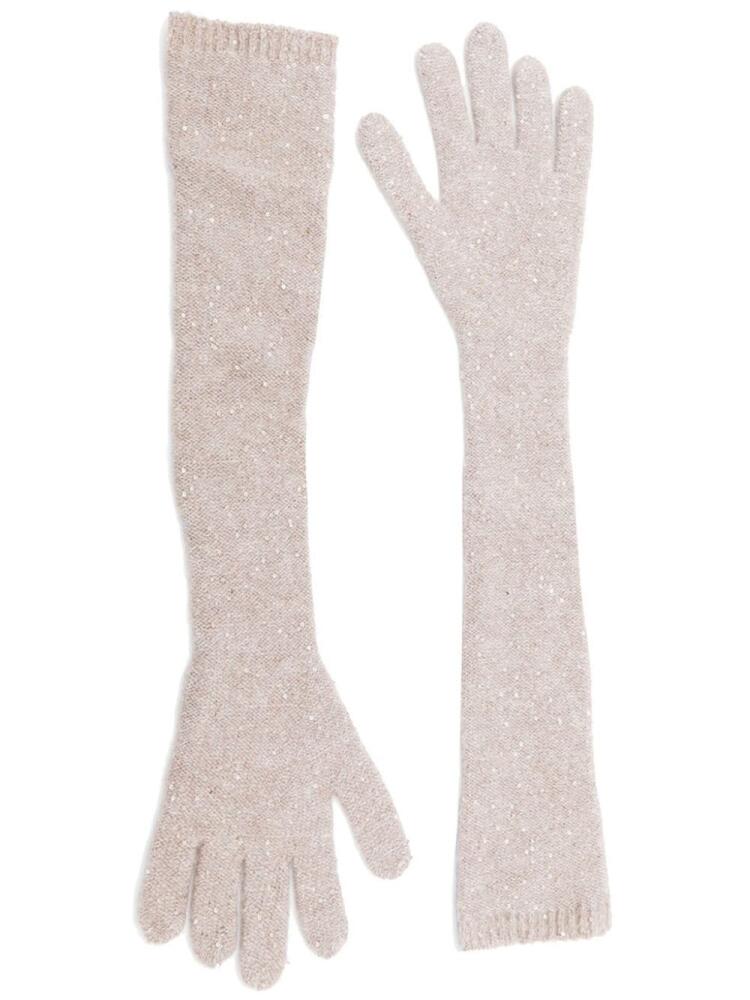 Fabiana Filippi elbow-length gloves - Pink Cover