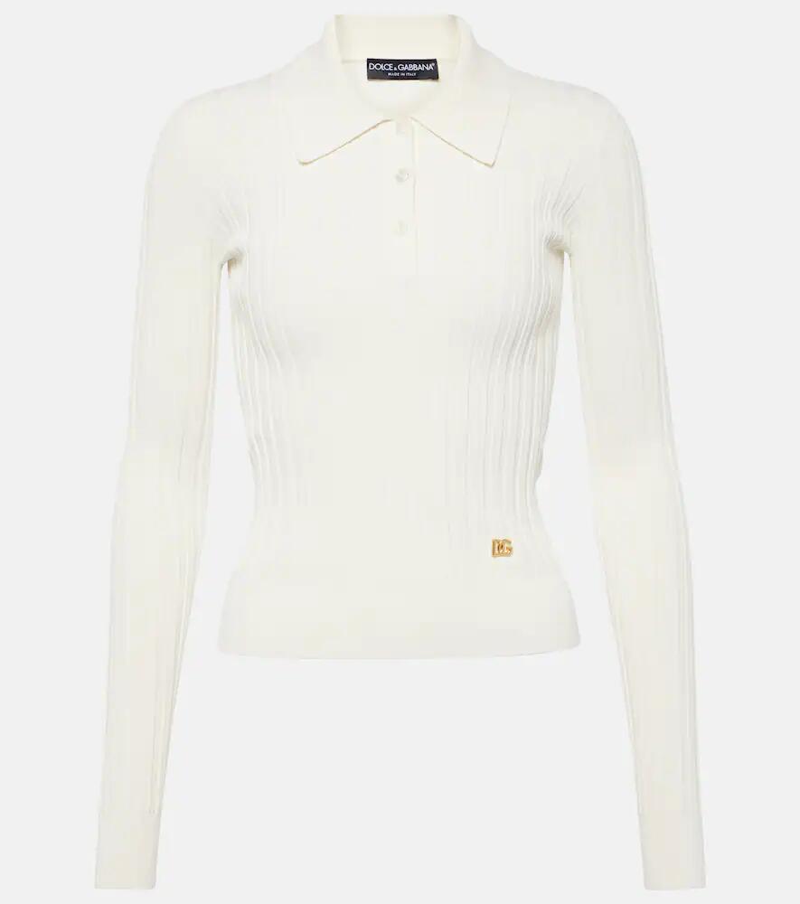 Dolce & Gabbana Long-sleeved polo shirt Cover