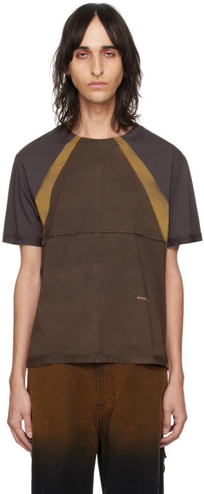 Eckhaus Latta Brown Lapped T-Shirt Cover