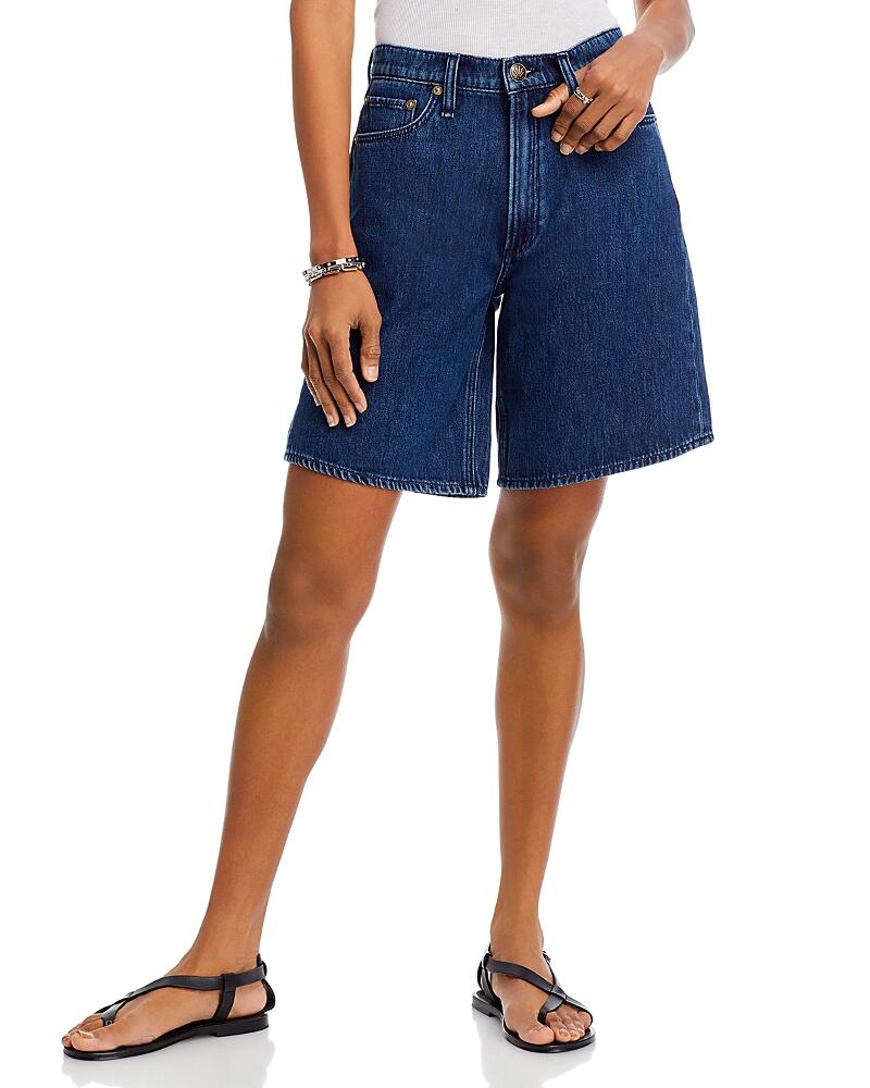 rag & bone McKenna Denim Bermuda Shorts in Ari Cover