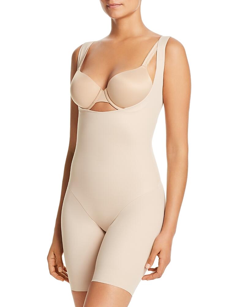 Tc Fine Intimates Torsette Thigh Slimmer Bodysuit with Shorts Cover