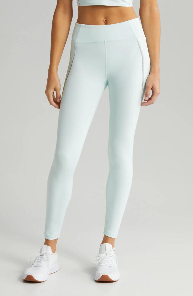 zella Reset Reflective Pocket Leggings in Green Glimmer Cover