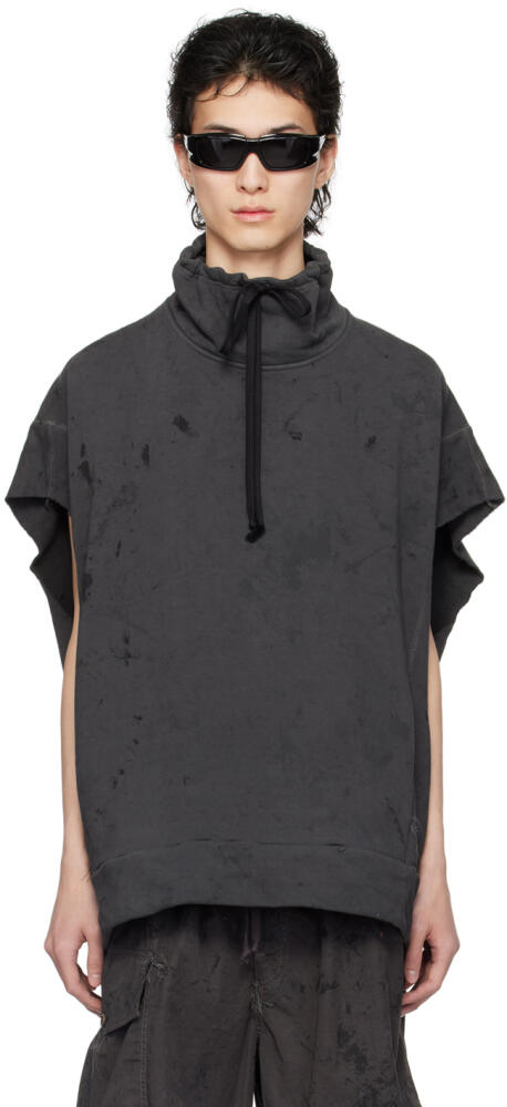 NICOLAS ANDREAS TARALIS SSENSE Exclusive Black Doublesized Sweatshirt Cover