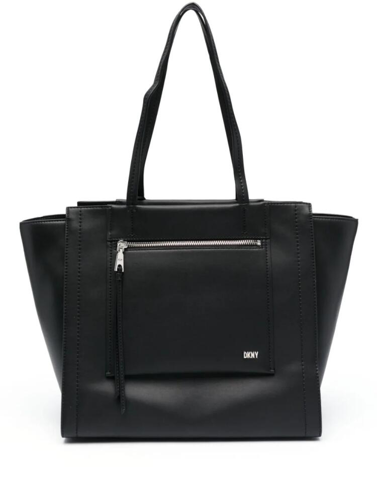 DKNY Pax calf-leather tote bag - Black Cover