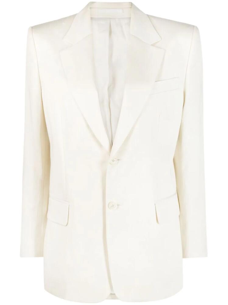 Filippa K pinstripe tailored blazer - Neutrals Cover