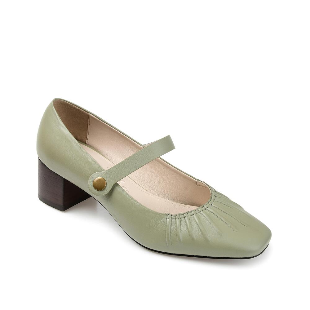 Journee Signature Ellsy Pump | Women's | Sage Cover