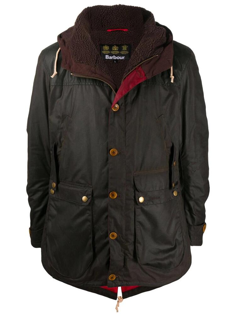 Barbour Game waxed parka jacket - Brown Cover