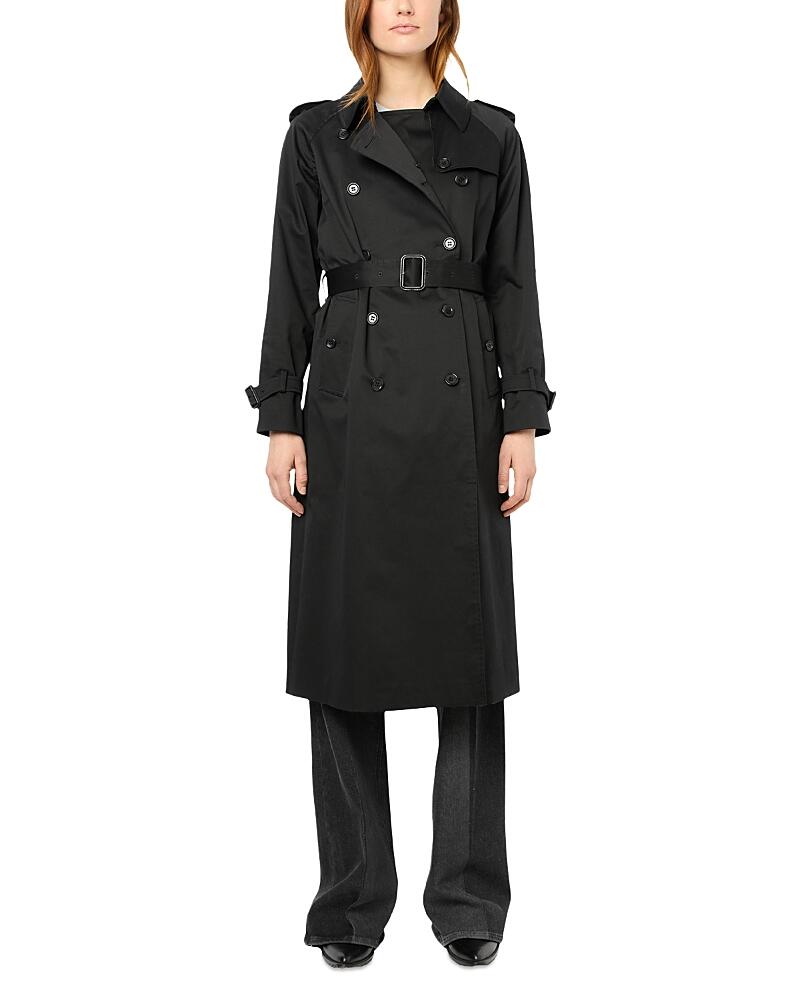 Gerard Darel Serge Double Breasted Coat Cover