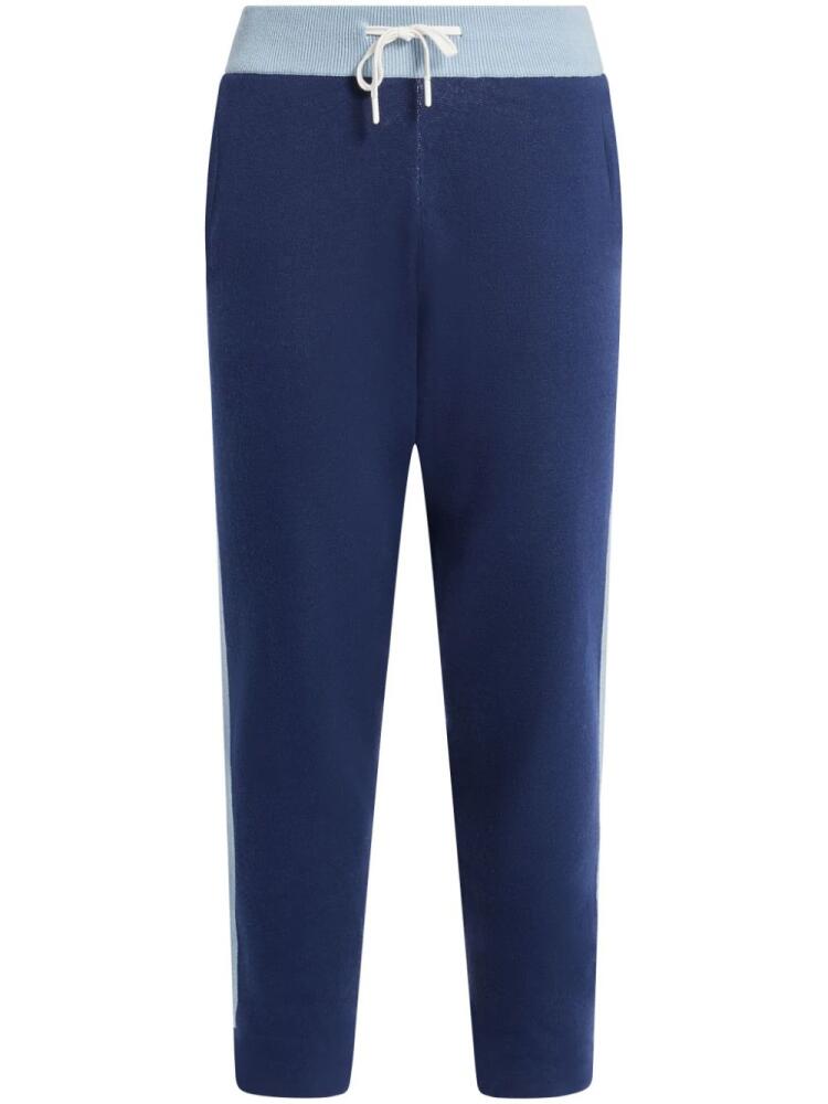 CHÉ tapered cotton track pants - Blue Cover