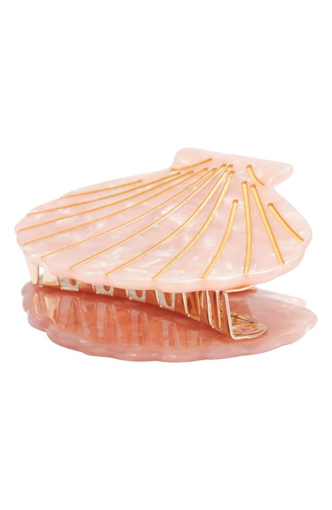 BP. Shell Claw Clip in Peach Cover