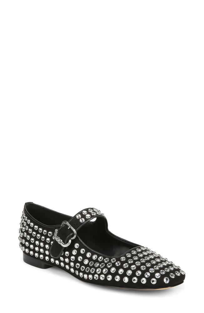 Sam Edelman Michaela Rhinestone Mary Jane Flat in Black Cover