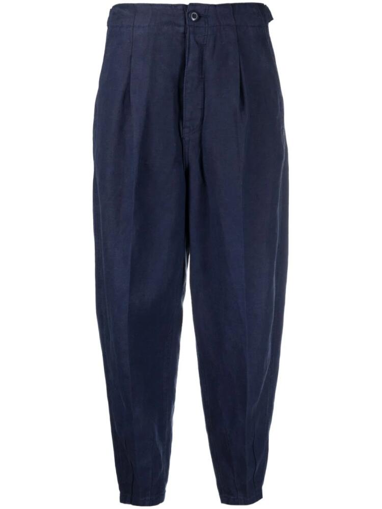 Polo Ralph Lauren cropped tapered-leg trousers - Blue Cover