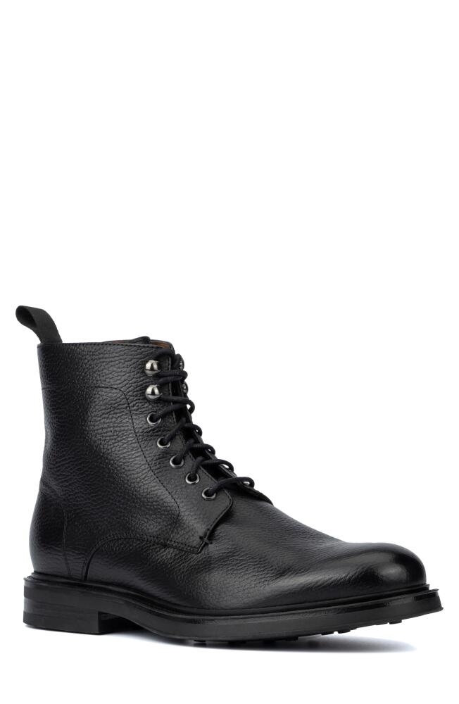 Aquatalia Bernardo Water Repellent Combat Boot in Black Cover