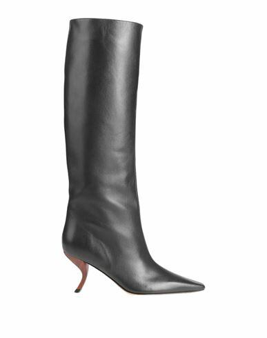 Gia / Rhw Woman Boot Black Calfskin Cover