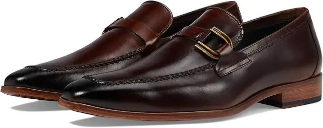 Massimo Matteo Slip-On with Buckle (Whisky) Men's Lace Up Wing Tip Shoes Cover