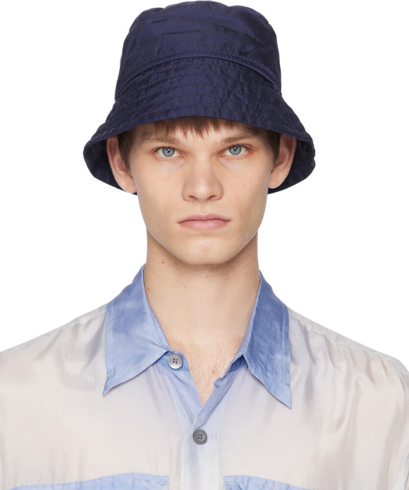 Dries Van Noten Blue Gilly Bucket Hat Cover