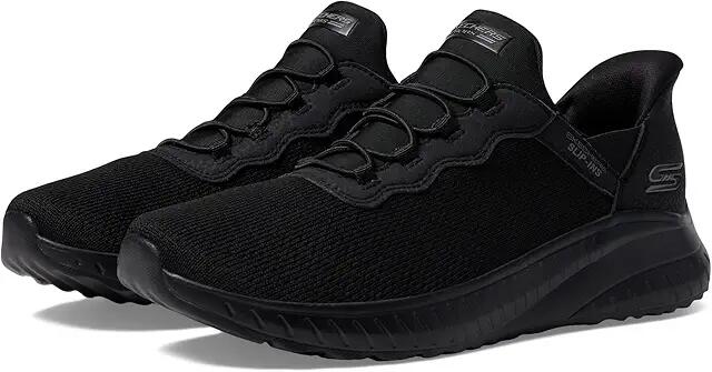 BOBS from SKECHERS Bobs Squad Chaos - Daily Inspiration Hands Free Slip-Ins (Black/Black) Women's Shoes Cover