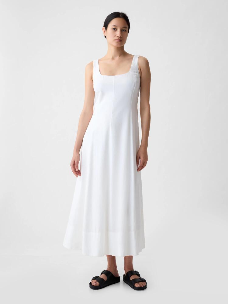 Gap Linen-Blend Midi Dress Cover