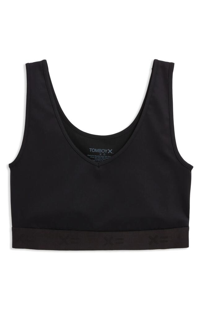 TomboyX V-Neck Compression Top in Black Cover