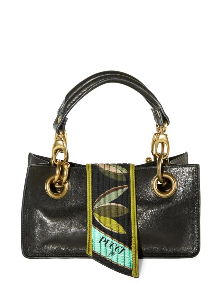 PUCCI Crush quilted leather mini bag - Black Cover