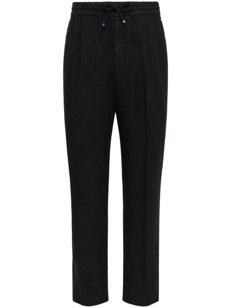 Brunello Cucinelli straight-leg track pants - Black Cover