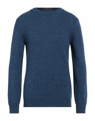 Liu ·jo Man Man Sweater Navy blue Wool, Polyamide Cover