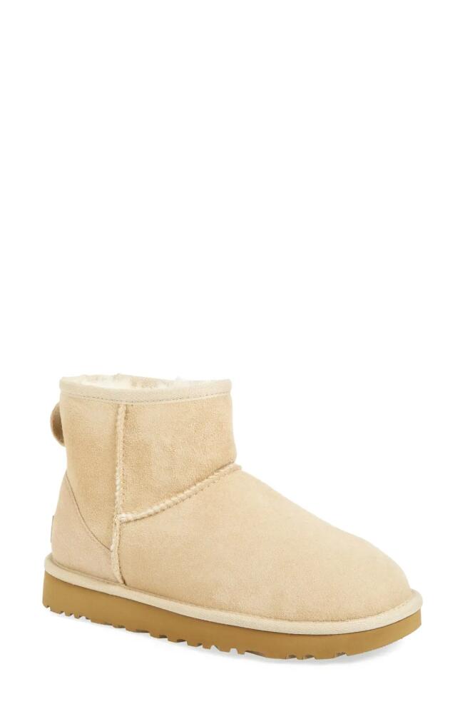 UGG(r) UGG Classic Mini II Genuine Shearling Lined Boot in Sand Suede Cover