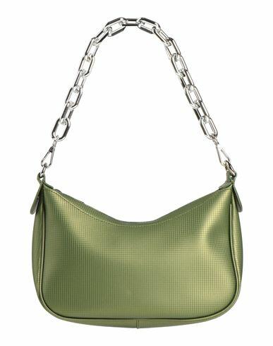 Gum Design Woman Shoulder bag Military green Recycled PVC Cover