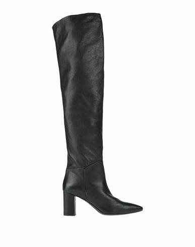 Janet & Janet Woman Boot Black Soft Leather Cover