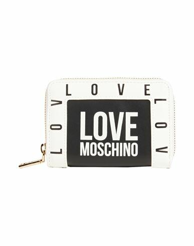 Love Moschino Woman Wallet Black Polyurethane Cover