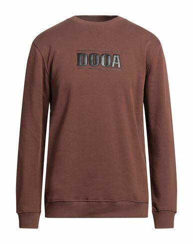 Dooa Man Sweatshirt Cocoa Cotton, Polyester Cover