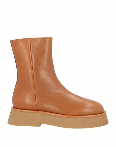 Wandler Woman Ankle boots Tan Soft Leather Cover