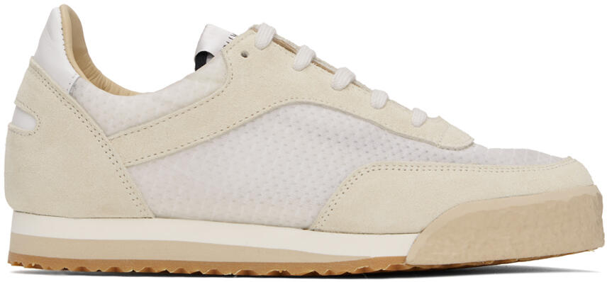 Spalwart White & Beige Pitch Low Sneakers Cover