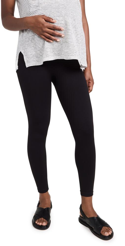 SPANX Mama Look at Me Now Leggings Very Black Cover