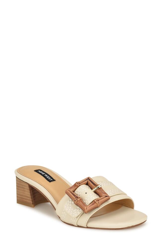 Nine West Garta Slide Sandal in Ivory Cover