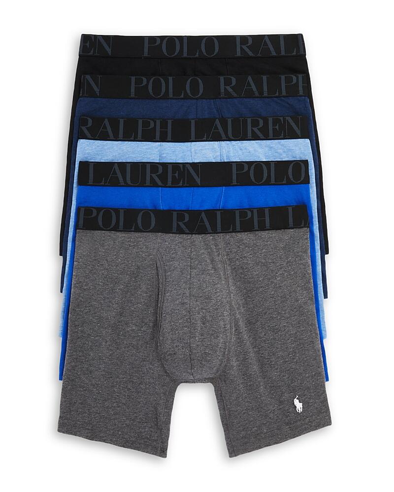 Polo Ralph Lauren Stretch Logo Waistband Classic Fit Boxer Briefs, Pack of 5 Cover