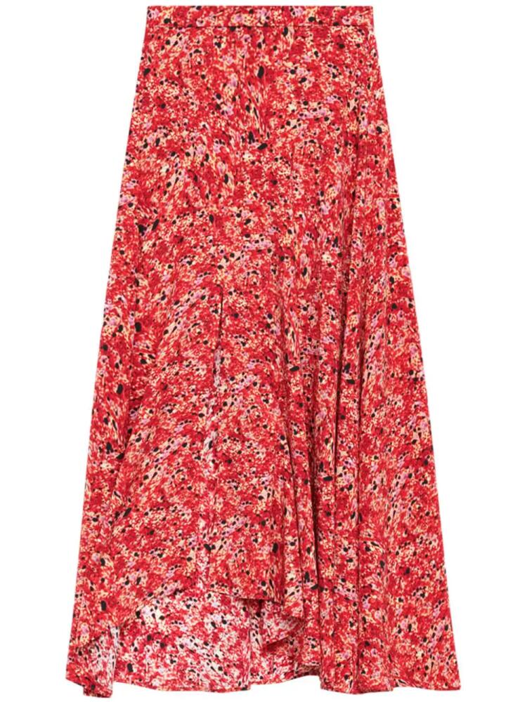 ISABEL MARANT Sakura midi skirt - Red Cover