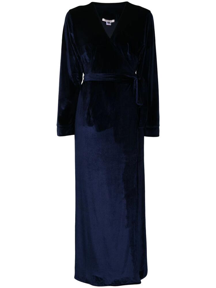 Gilda & Pearl Saratoga velvet robe - Blue Cover