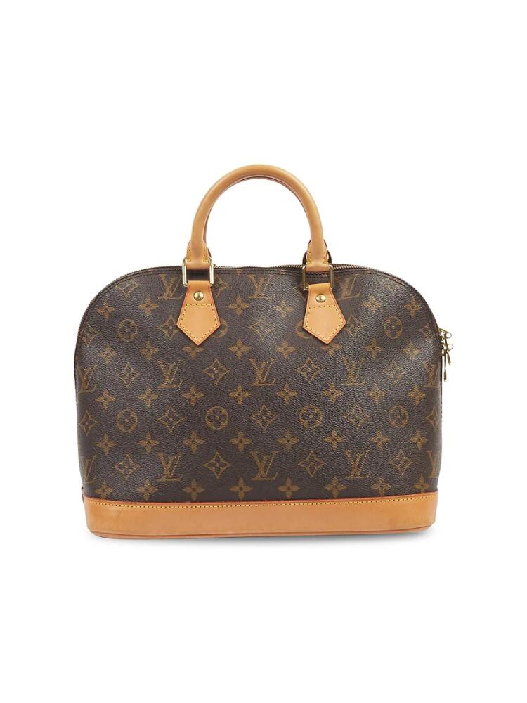 Louis Vuitton Women's Alma PM Monogram Double Top Handle Bag - Brown Cover