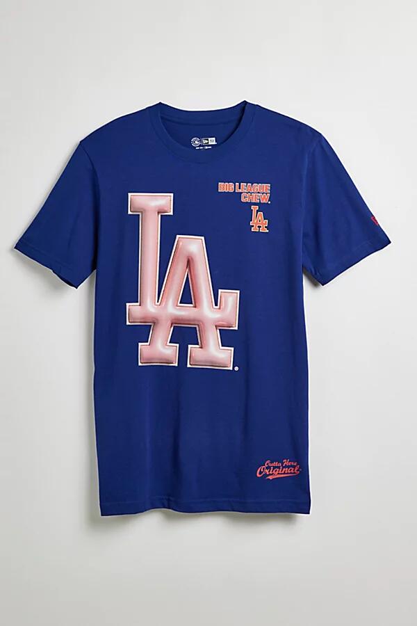 New Era X Big League Chew Los Angeles Dodgers Tee in Navy Cover